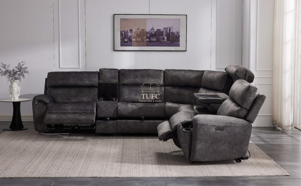 The Vegas modular power recliner corner sofa