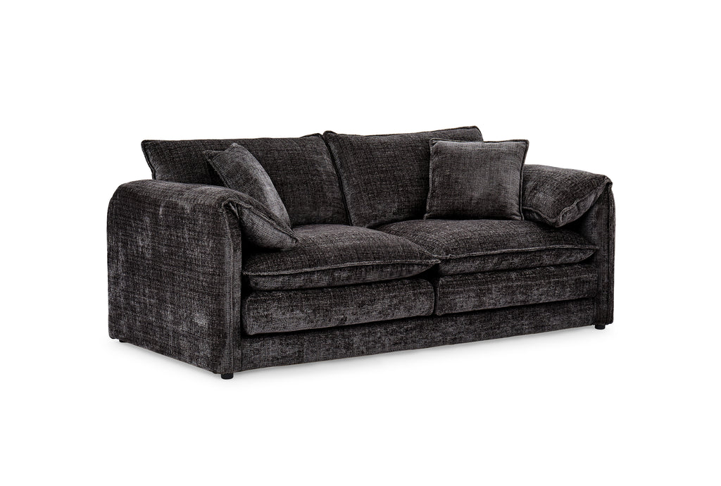 Solaya 3 Seater sofa black