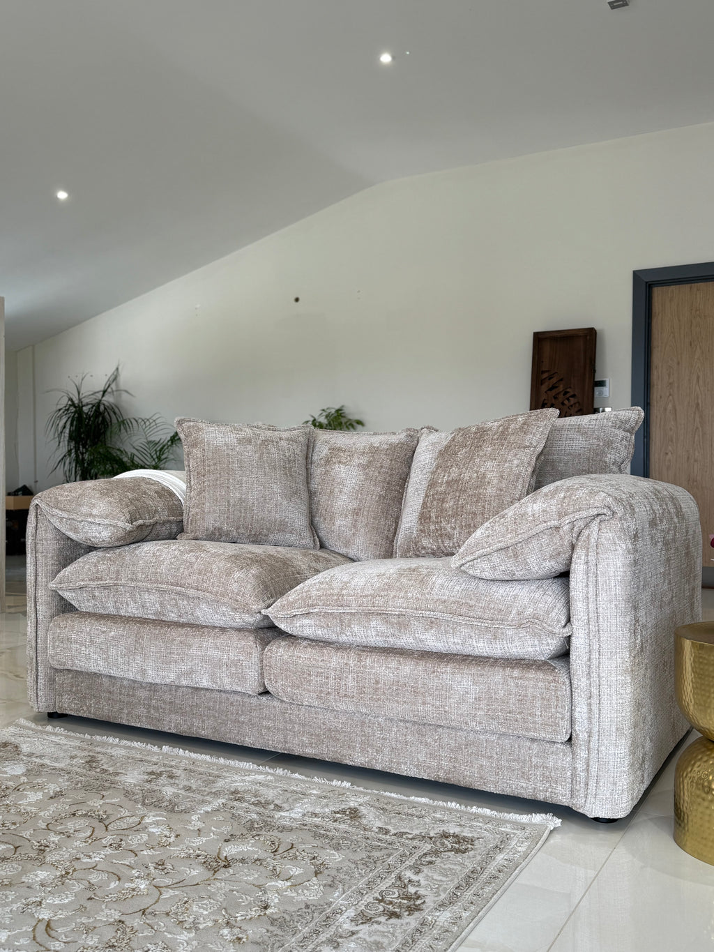 Solaya 3+2 sofa set Beige
