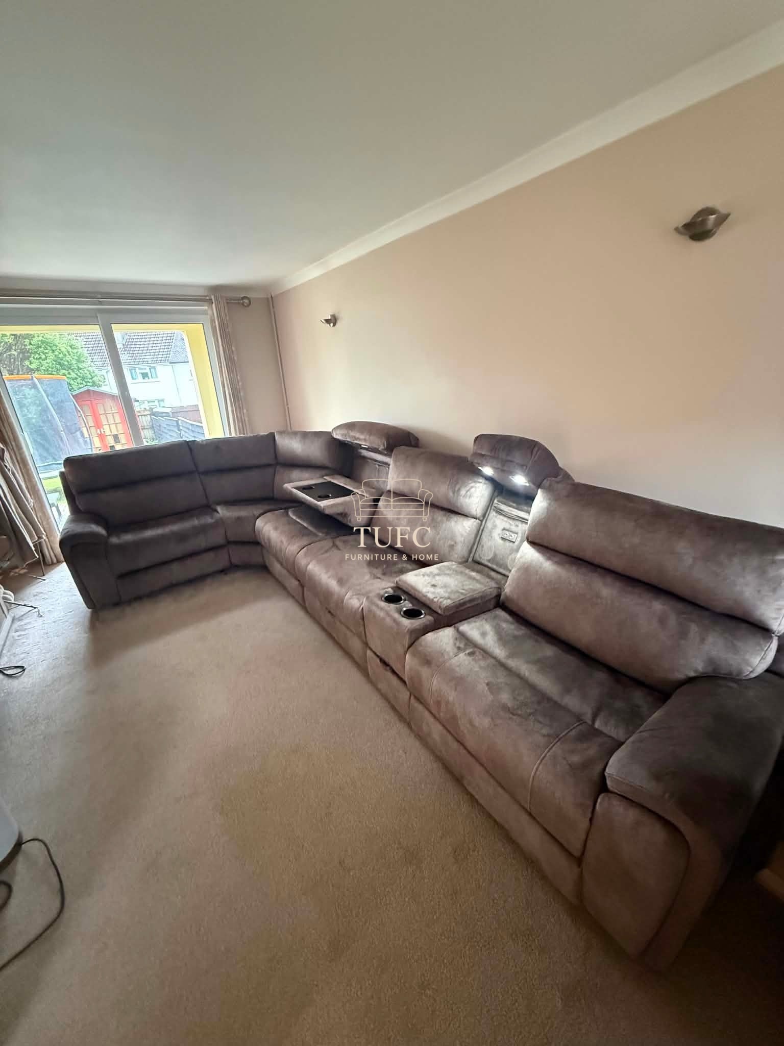 The Vegas modular power recliner corner sofa
