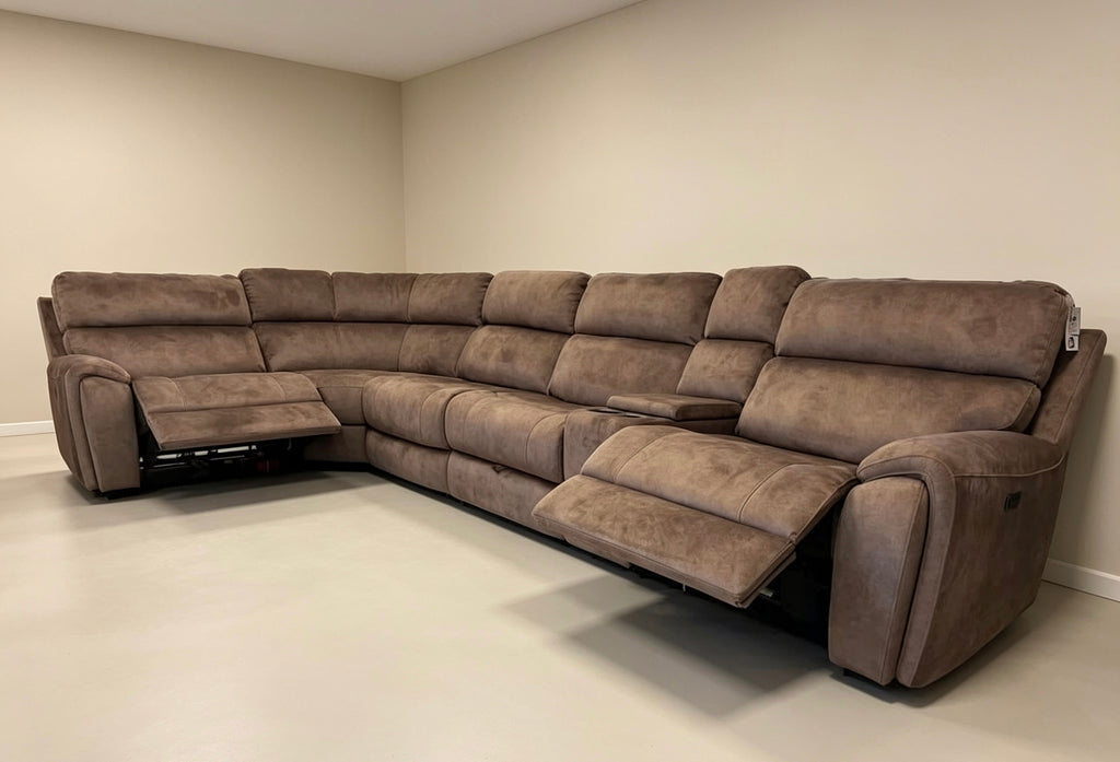 The Vegas modular power recliner corner sofa