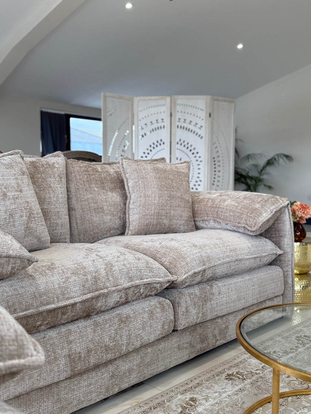 Solaya 3+2 sofa set Beige