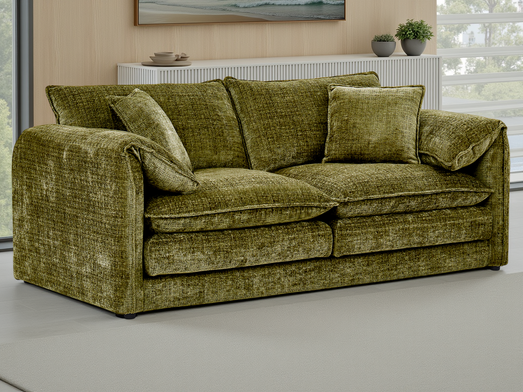 Solaya 3+2 sofa set Green