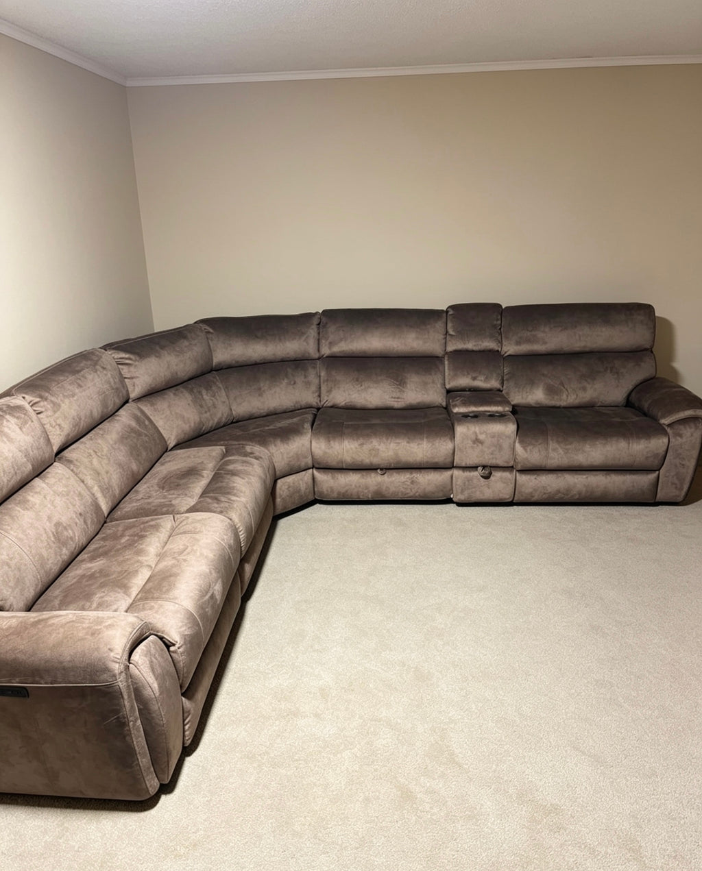 The Vegas modular power recliner corner sofa