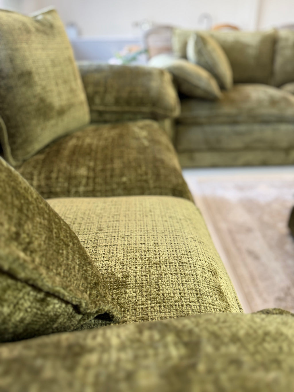 Solaya 3+2 sofa set Green