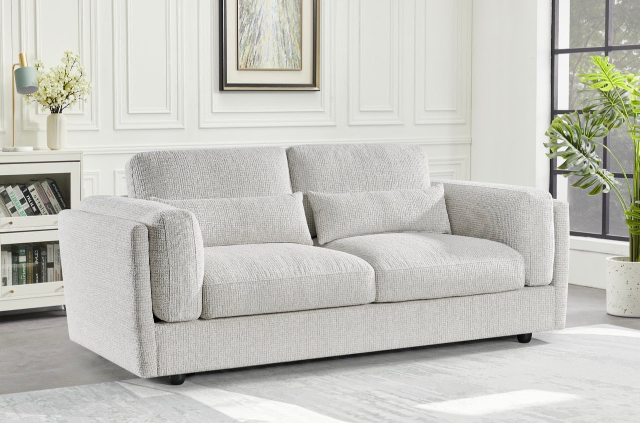 Grey Bari 3+2 Seater Sofa Set