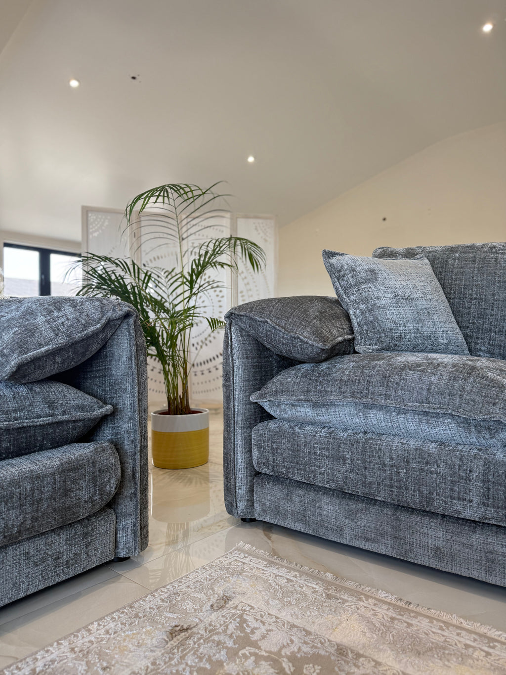 Solaya 3+2 sofa set grey