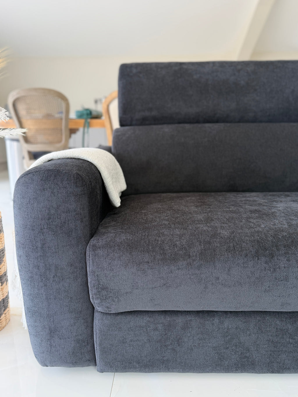 Dakota 3 seater power slider black