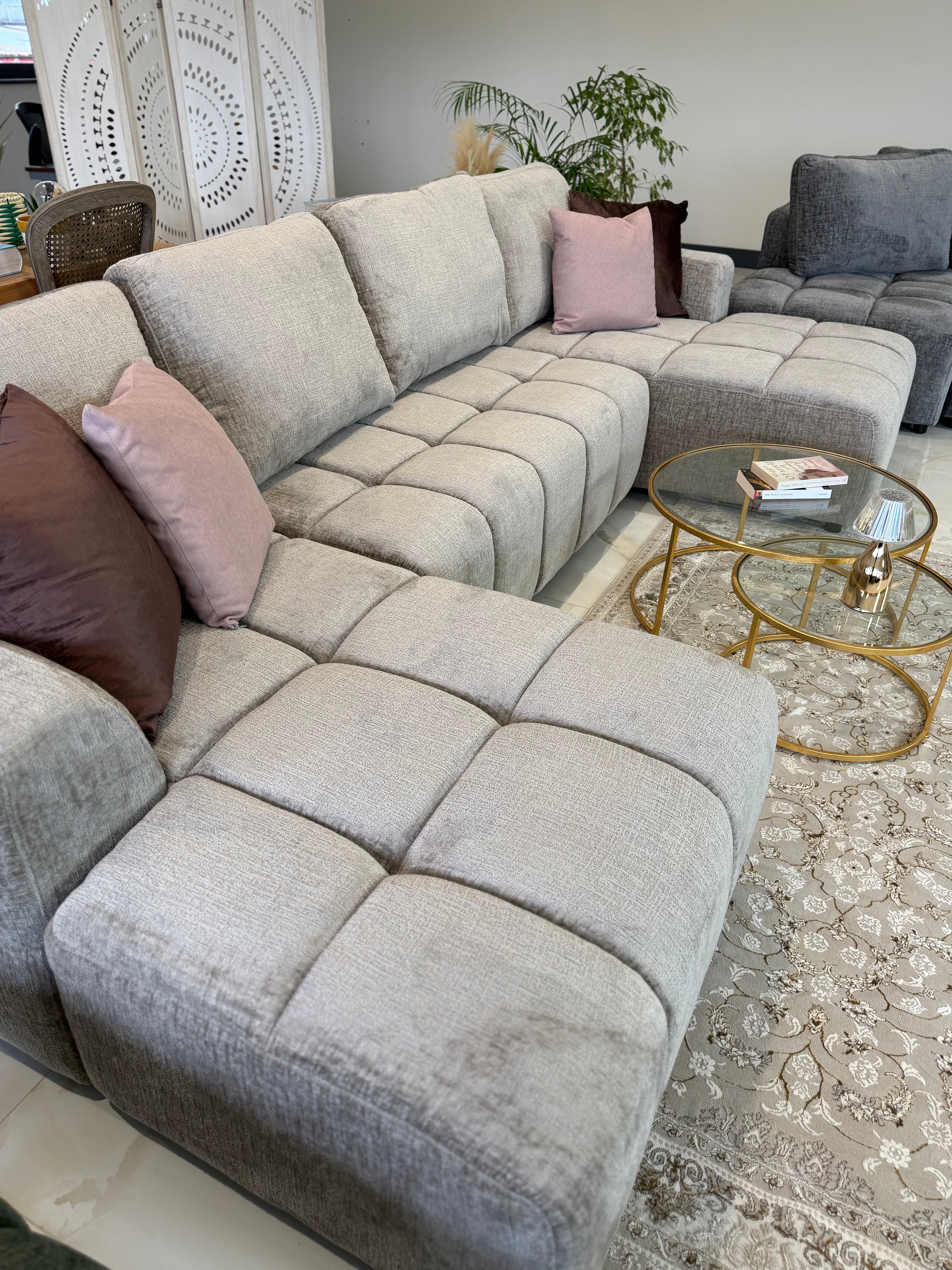 Shanghai U Shape Sofabed Grey