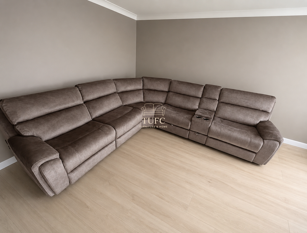 The Vegas modular power recliner corner sofa