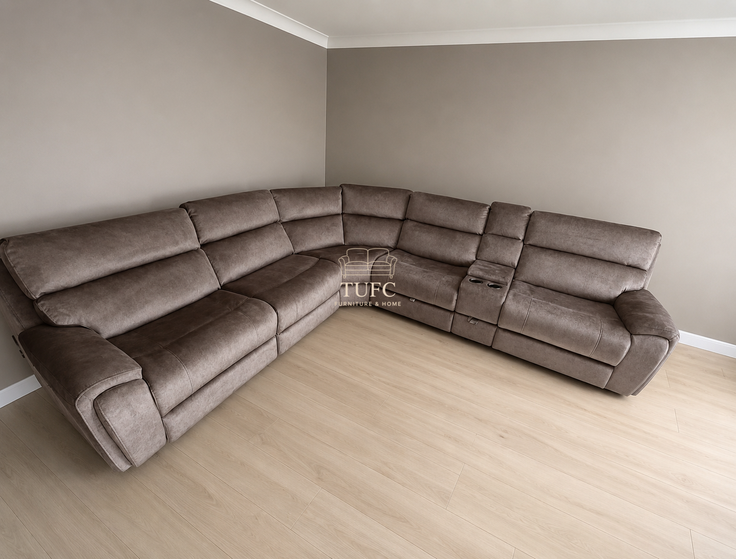 The Vegas modular power recliner corner sofa