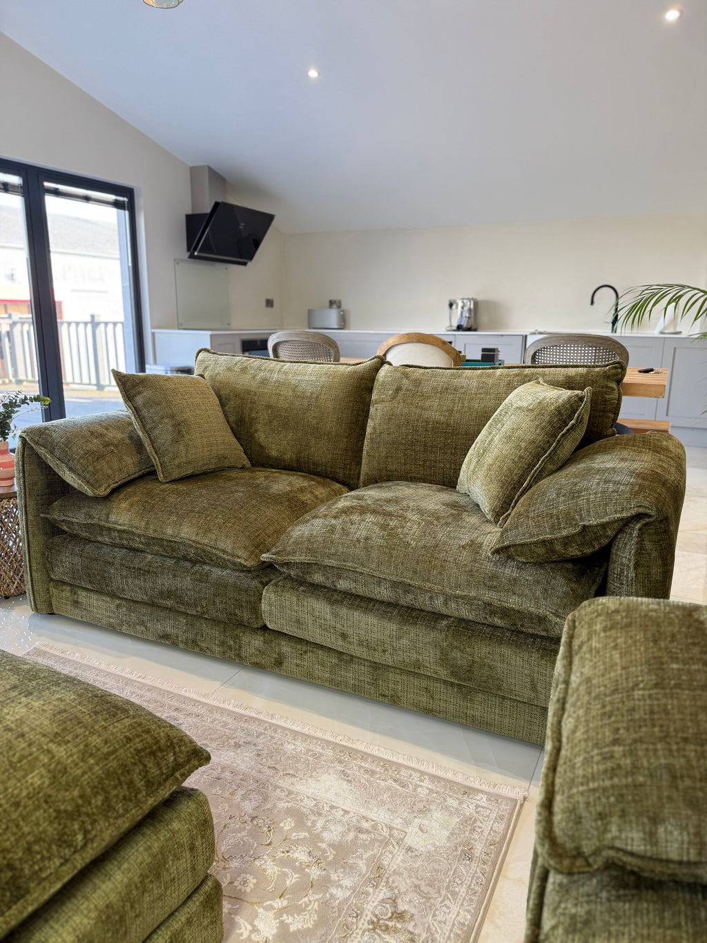 Solaya 3+2 sofa set Green