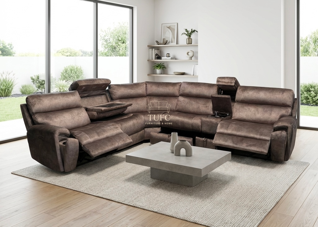 The Vegas modular power recliner corner sofa