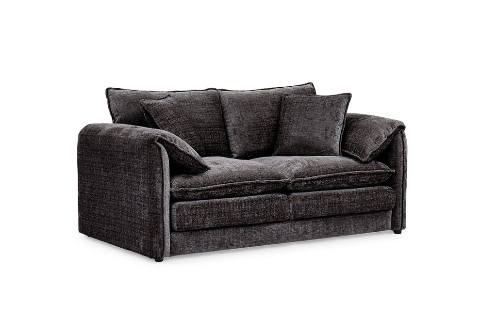Solaya 3+2 sofa set Black