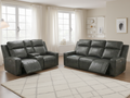 Barcelona power recliner  3+2 set grey
