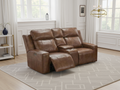 Barcelona 2 seater power Recliner Brown
