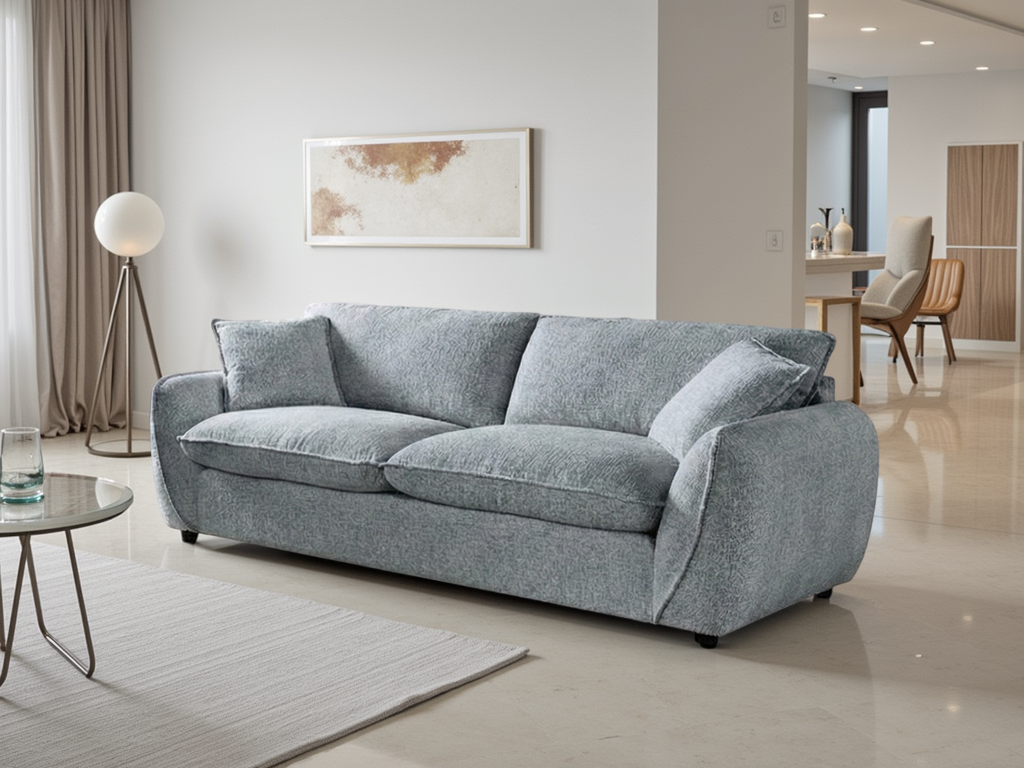 Berlin Grey 3+2 Seater Sofa Set