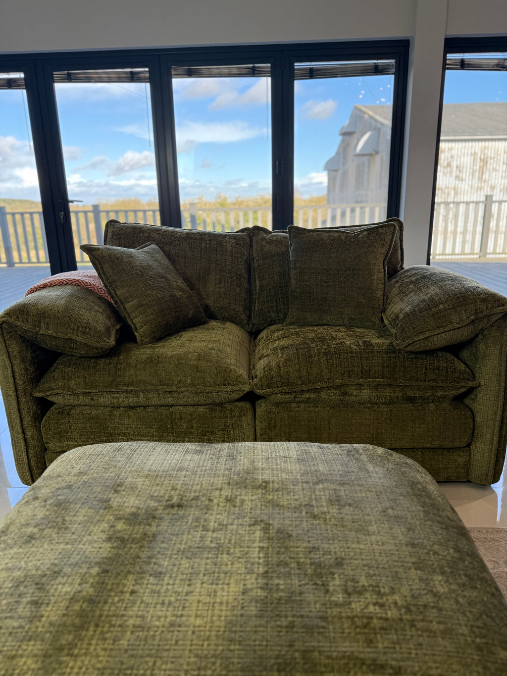 Solaya 3+2 sofa set Green