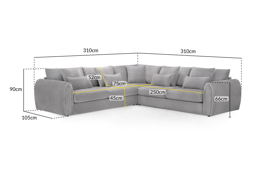 Mirabel Large Corner Sofa