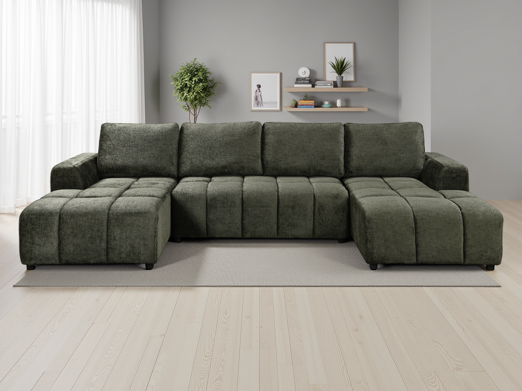 Shanghai U Shape Sofabed green