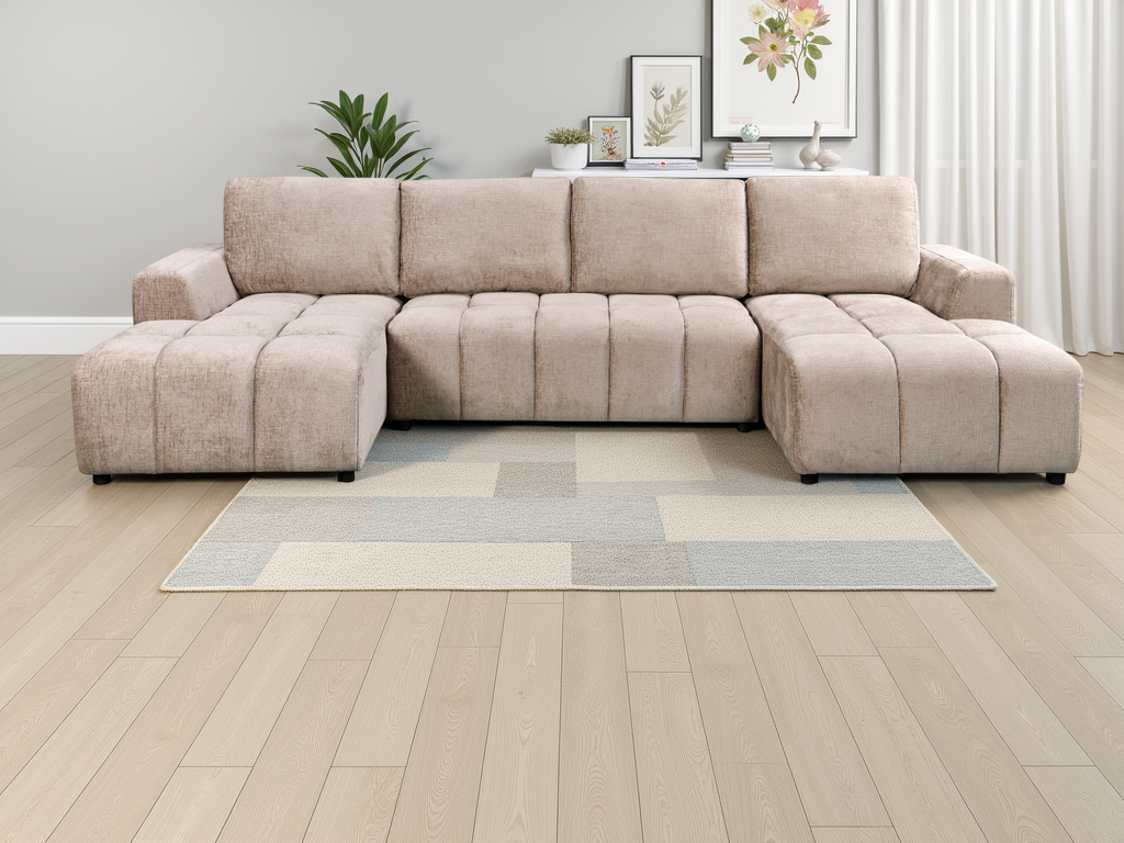Shanghai U Shape Sofabed Beige