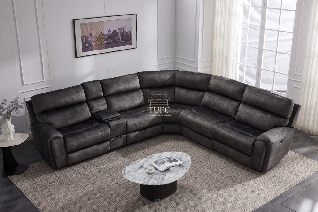 The Vegas modular power recliner corner sofa