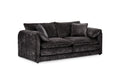 Solaya 3+2 sofa set Black