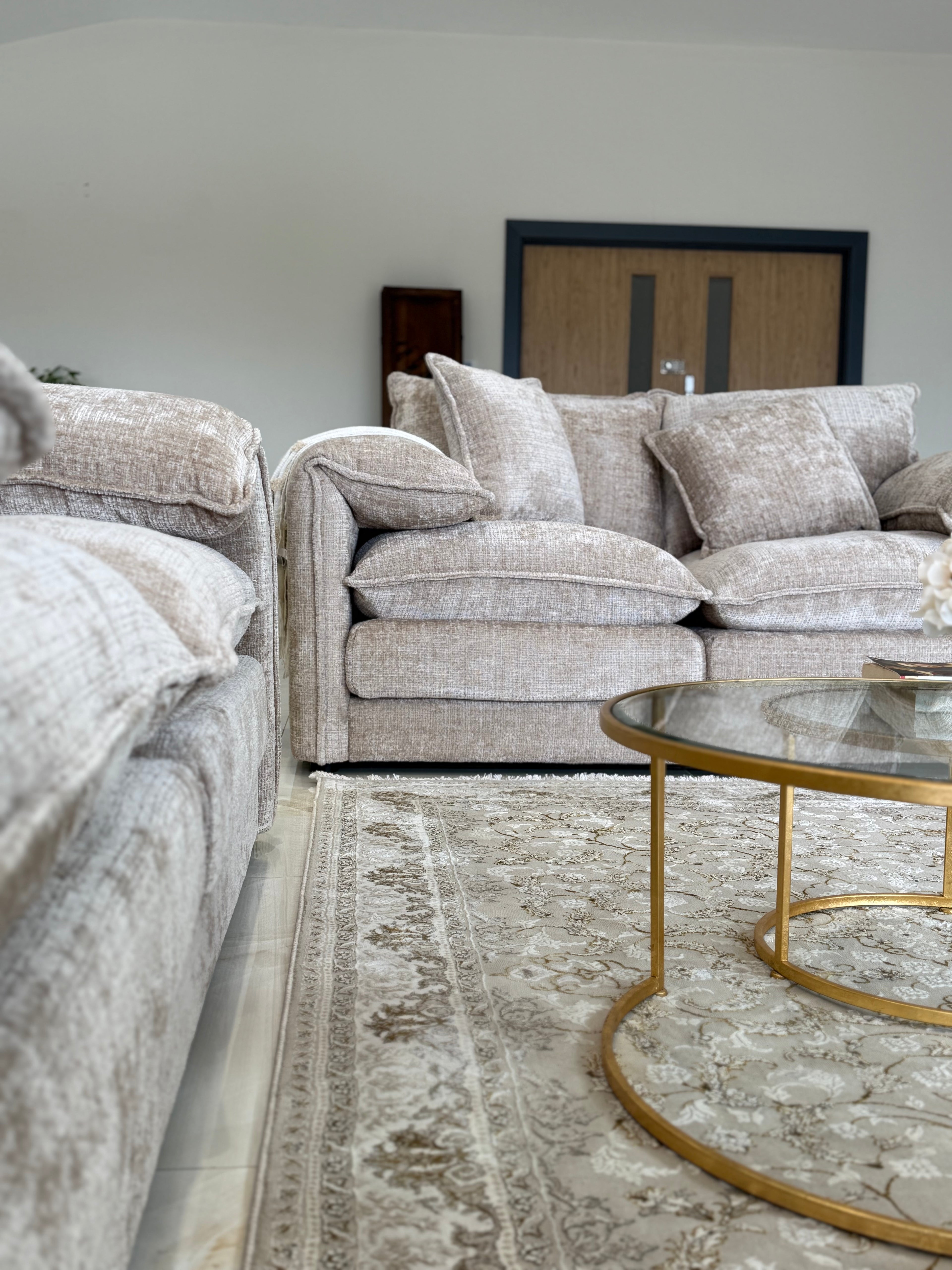 Solaya 3+2 sofa set Beige
