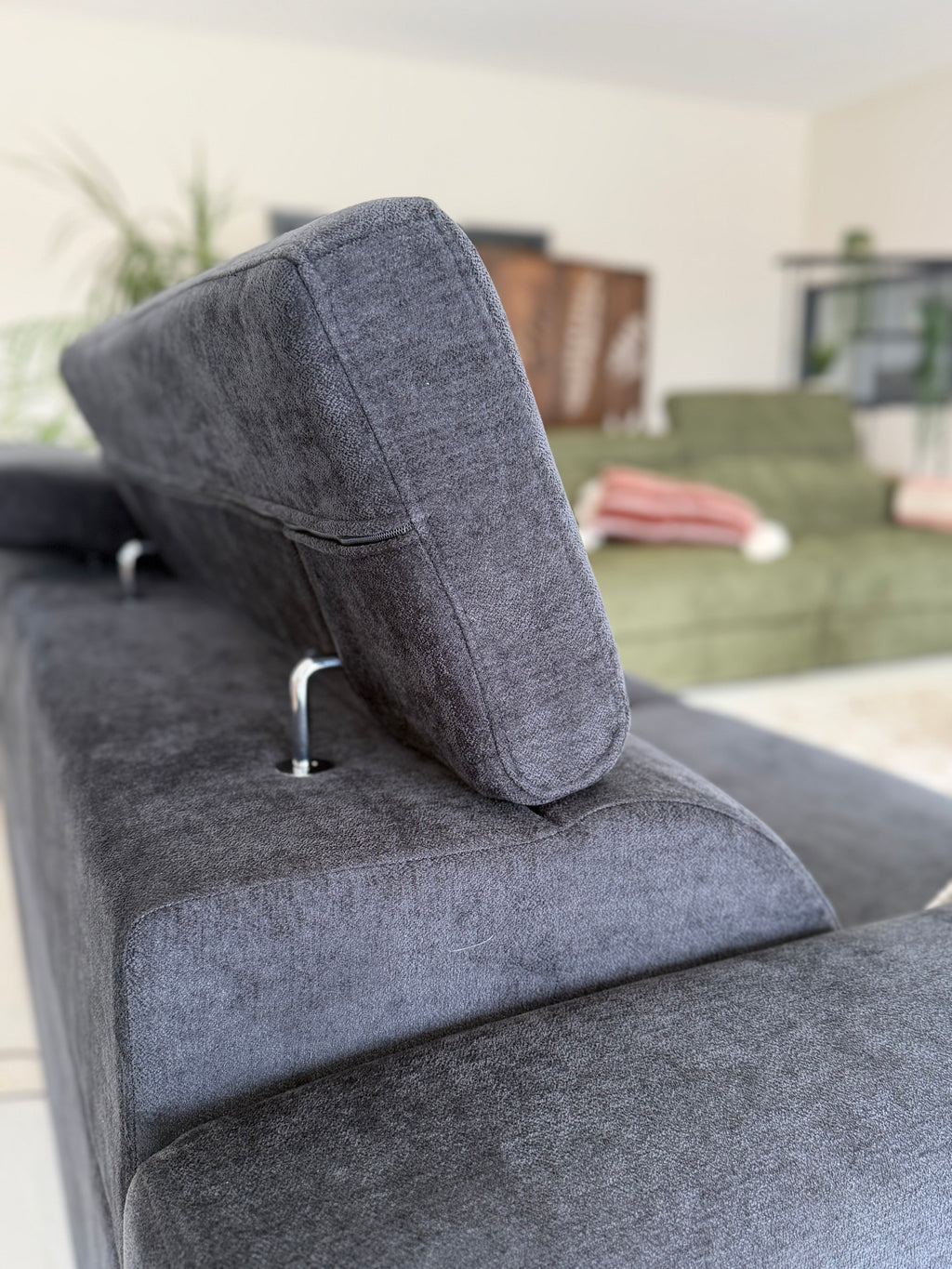 Dakota 3 seater power slider black