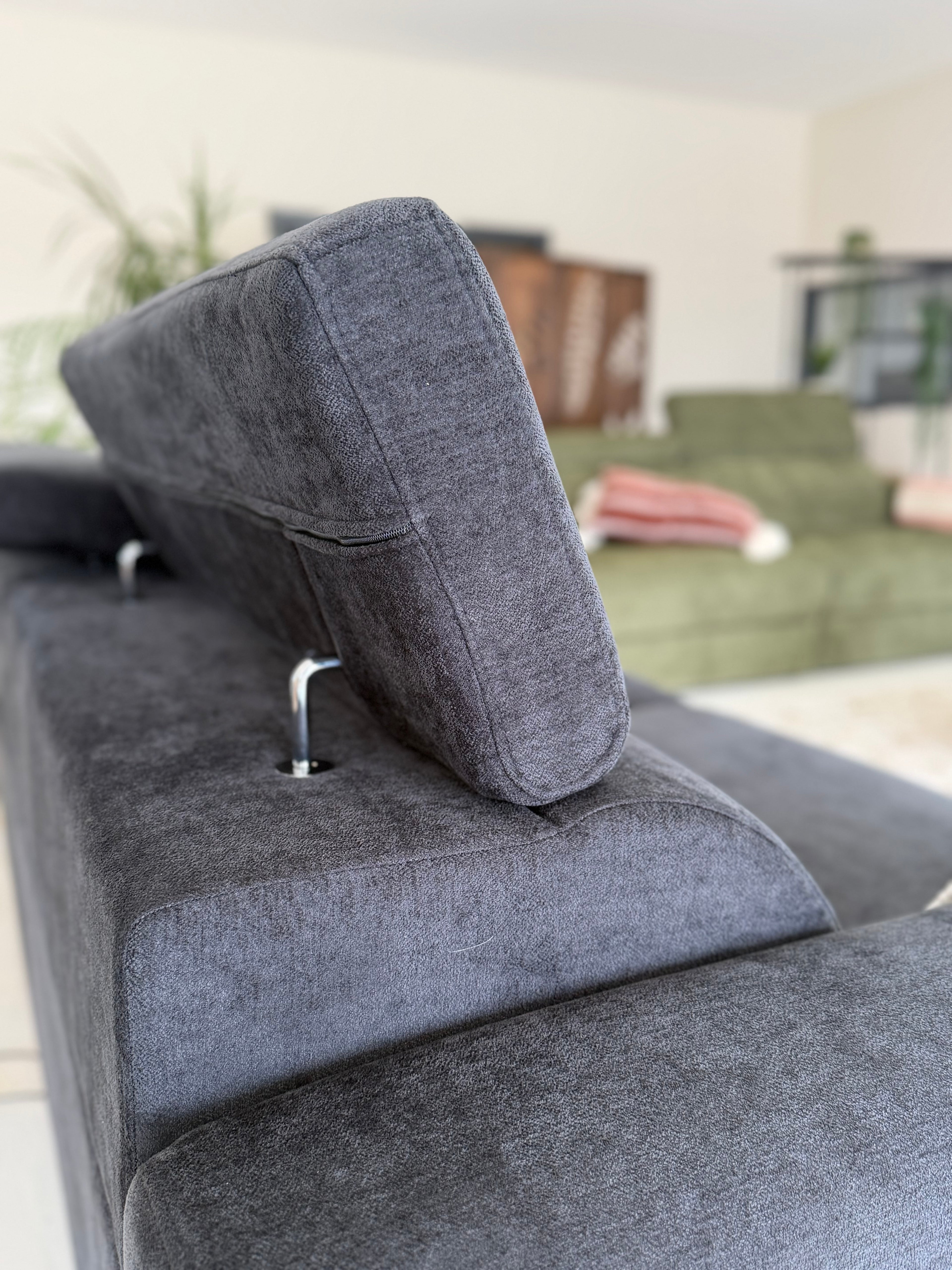 Dakota 3 seater power slider black