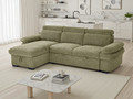 Hudson universal corner Sofabed green