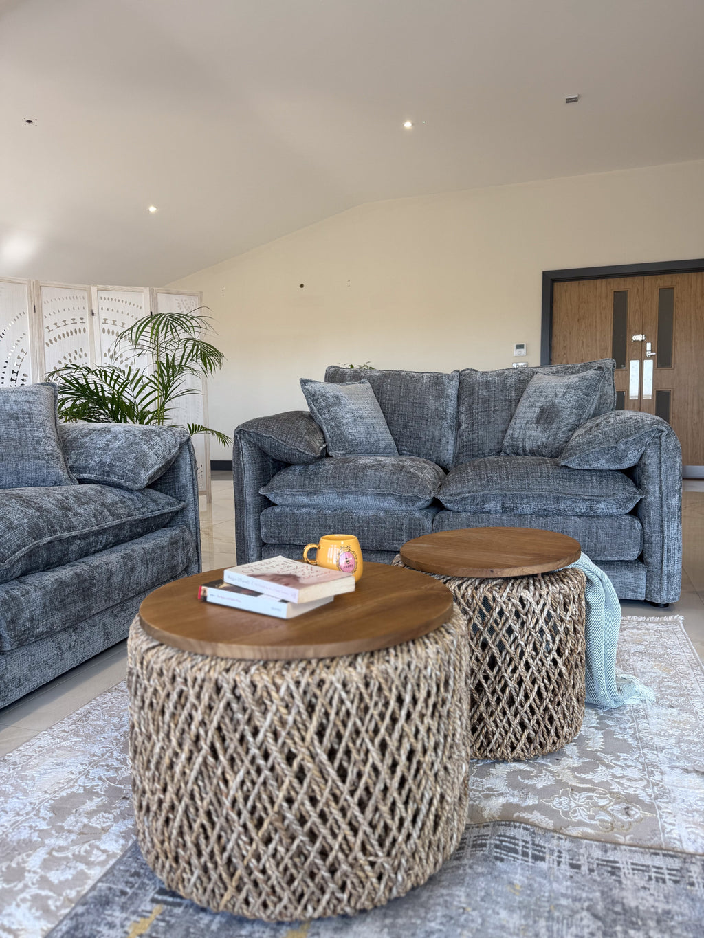 Solaya 2 Seater sofa grey