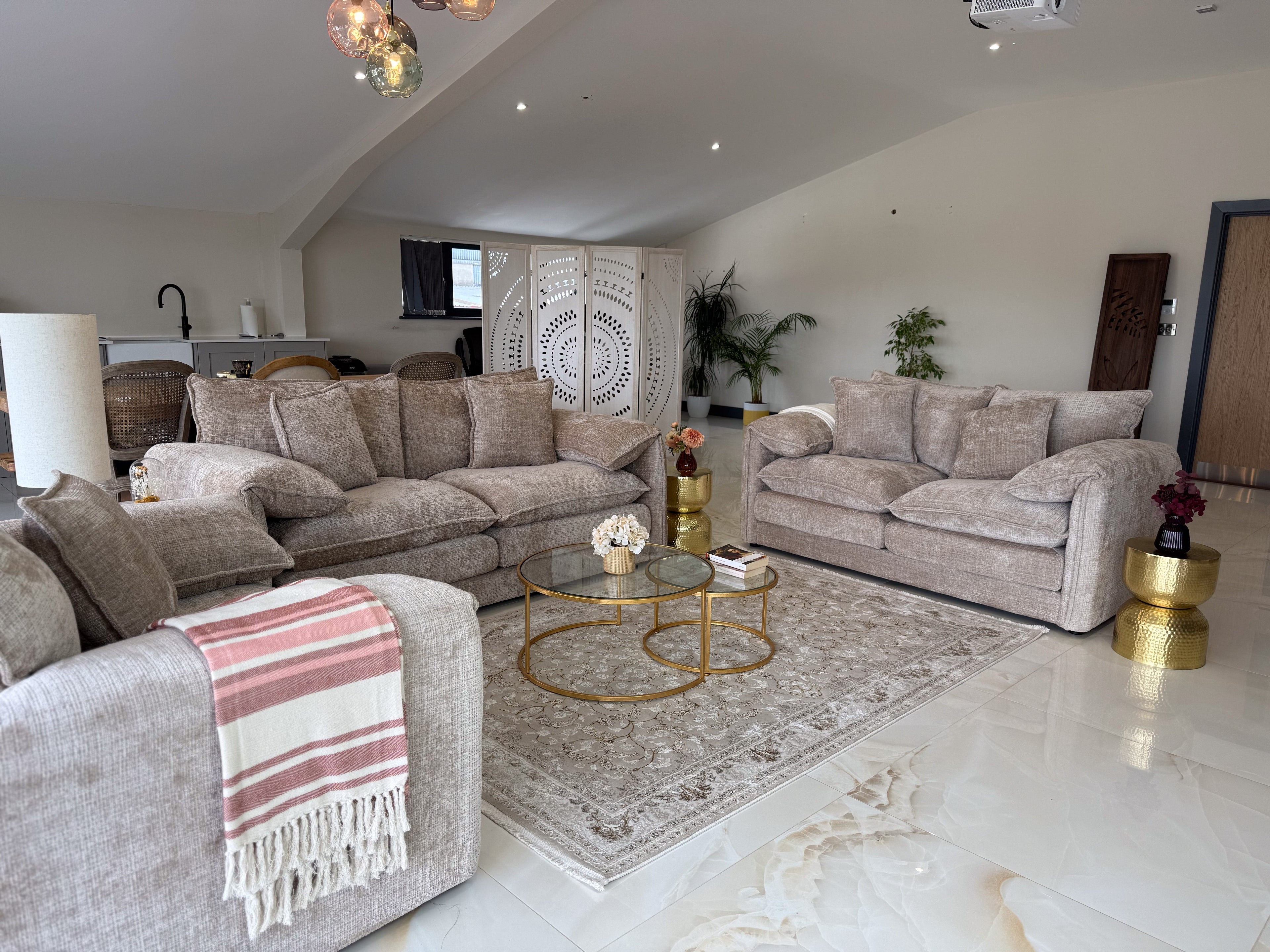 Solaya 2 Seater sofa beige