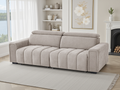 Molly 3 Seater power slider beige