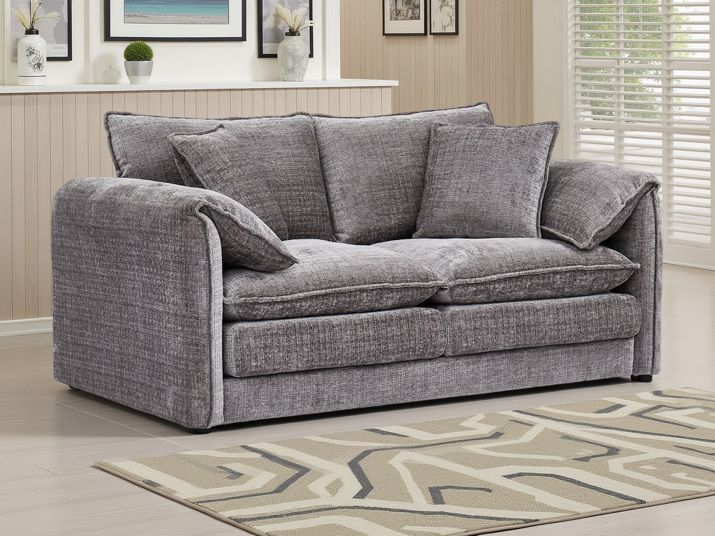 Solaya 3+2 sofa set grey