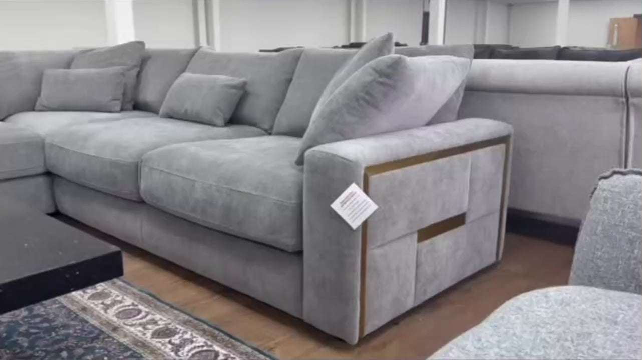 Jupiter Sofa Grey Large Corner
