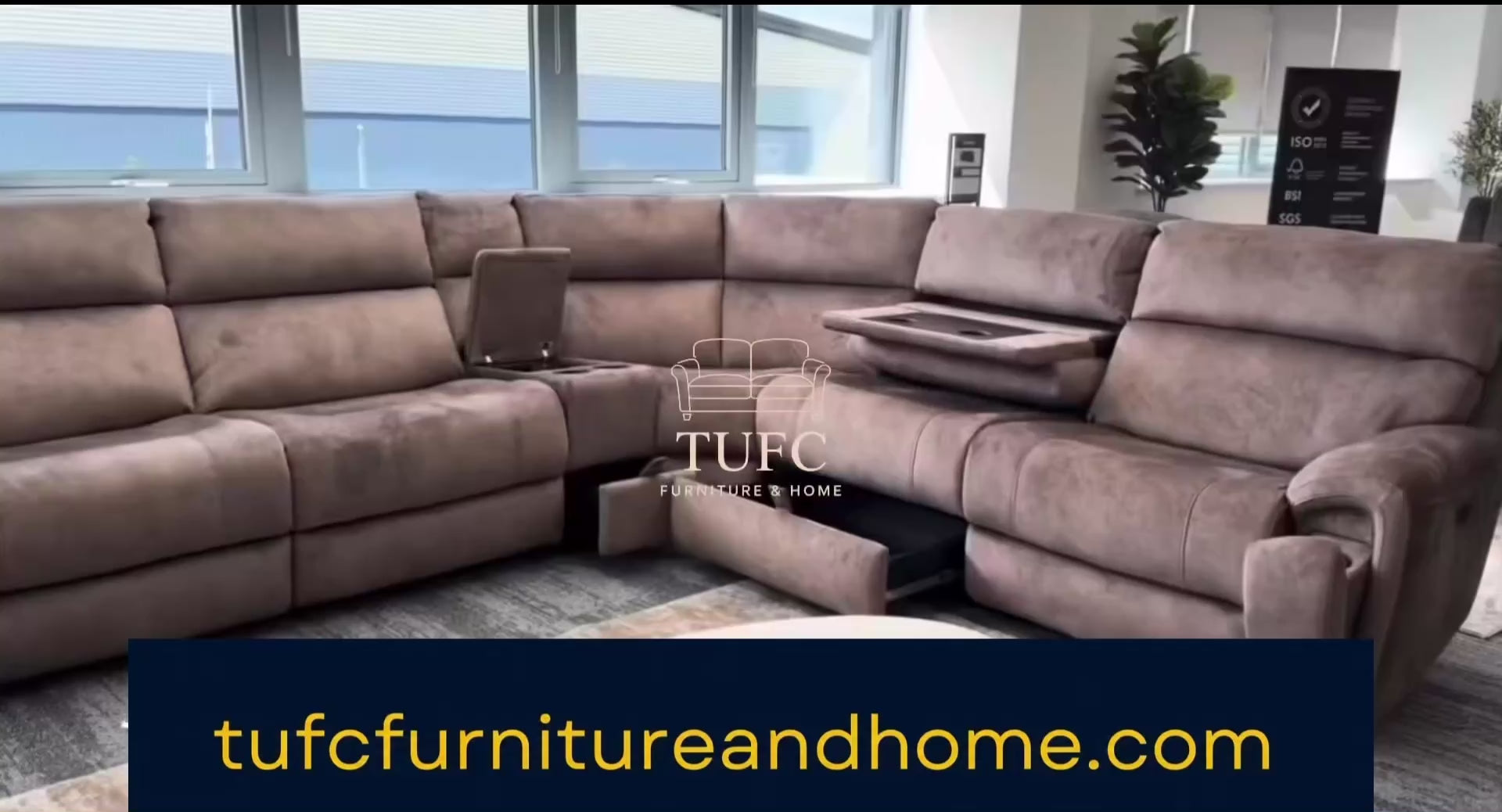 The Vegas modular power recliner corner sofa